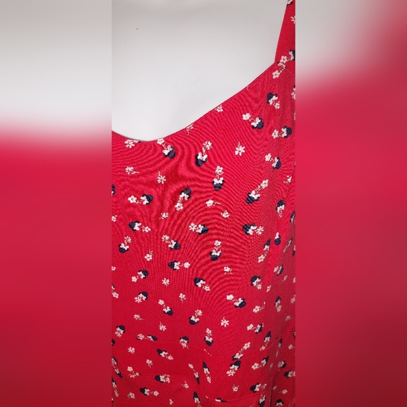 Disney Red and White Minnie Mouse Women's Dress - Picture 2 of 5